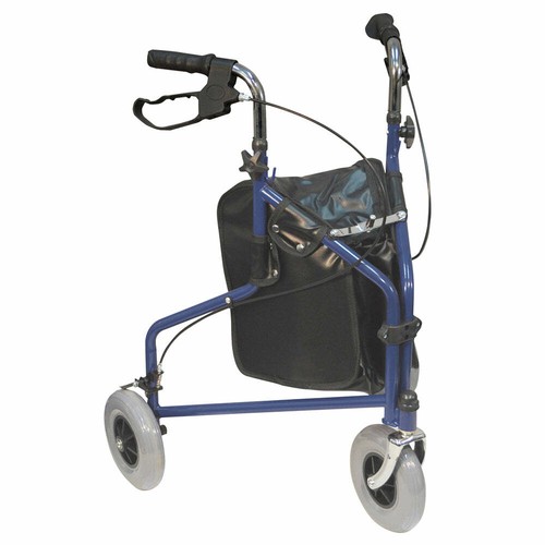 Blue three wheeled - blue, steel