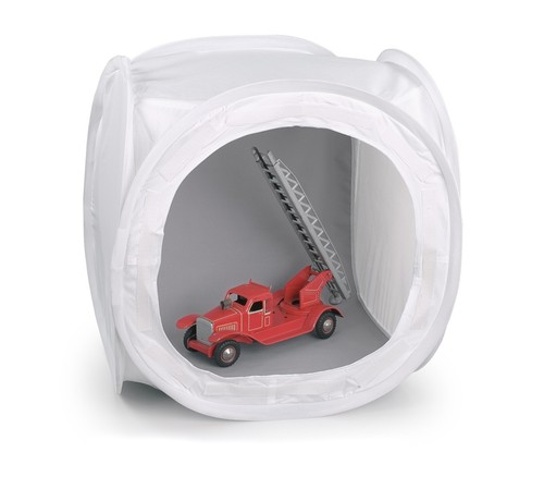 Portable light box tent - light, cube