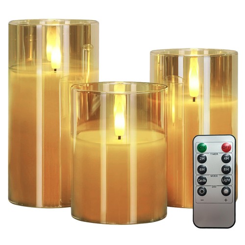 3pcs candle flameless candles - flameless,