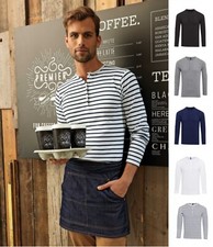 Mens long roll sleeve barista - mens,