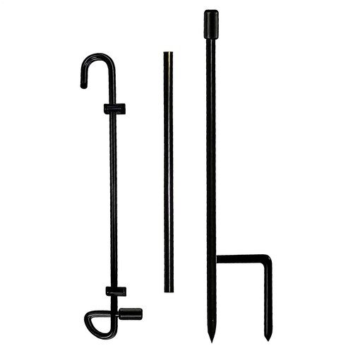 Garden flag holder stand - flag, metal