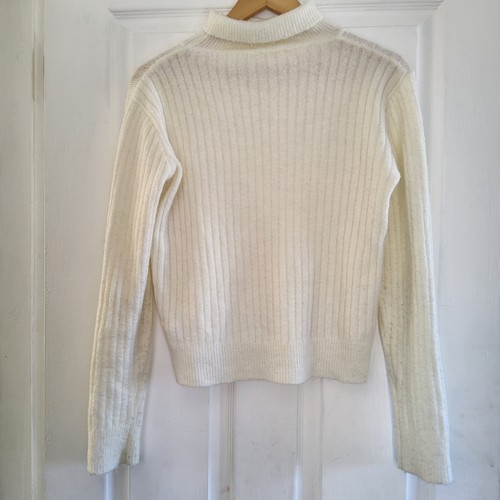Women ivory turtle neck - ivory,