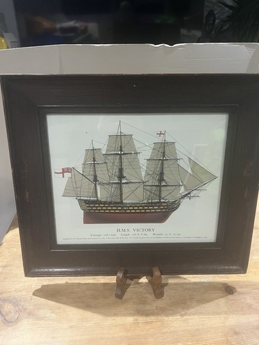 Vintage framed victory - h.m.s.,