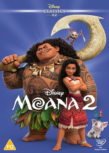 Moana dvd - 2, [dvd]