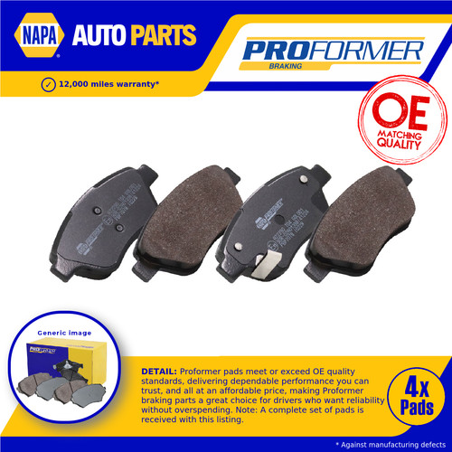 Brake pads set - pads, fits