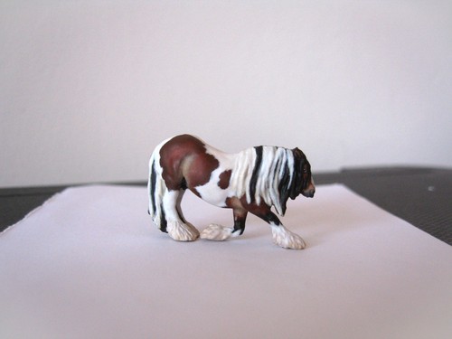 Artist resin model horse micro - horse,