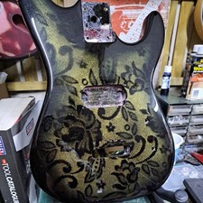 Custom painted guitar - guitar, body