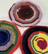 New Handmade Crochet Rasta Hat