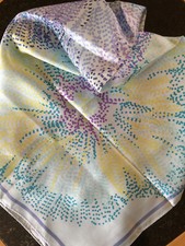 LADIES LIZ CLAIBORNE  SCARF - Subtle cool colours - Spring/Summer
