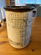 Large Drymen Pottery Vase - Shirley Anne Bracewell - Striking Item! 29cm tall