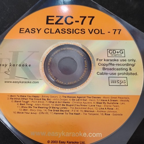 Karaoke cdg discs - , used