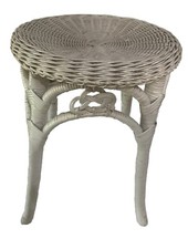 Vintage Wicker 4 Leg Vanity