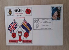GB Event Cover 1980. 60th Poppy Appeal 1st Sept. Postmark Maidstone Kent