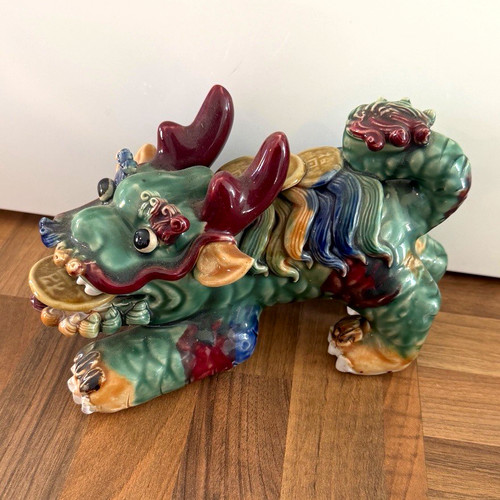 Vintage sancai glazed ceramic - vintage,