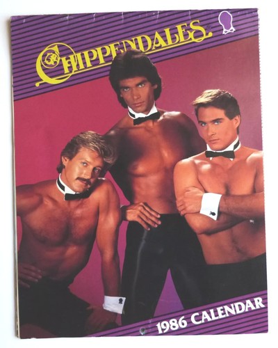 Chippendales 1986 calendar - chippendales, (