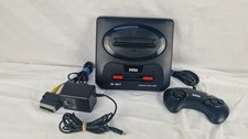 Sega Mega Drive 2 MK-1631-50 Black 16-Bit Console - Power/AV + Controller