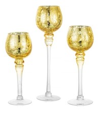 3pcs Mercury Glass Candle