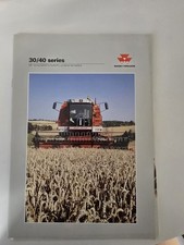 MF Massey Ferguson 30/40 Combine Harvester Tractor Brochure.