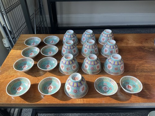 Set ten chinese porcelain - set,