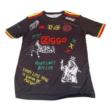 Ajax Adidas 2021/22 Bob Marley One Love Special Edition Football Shirt Medium
