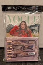 BRITISH Vogue UK Magazine December 2025 Free Vogue Diary 2026 Pink Design New