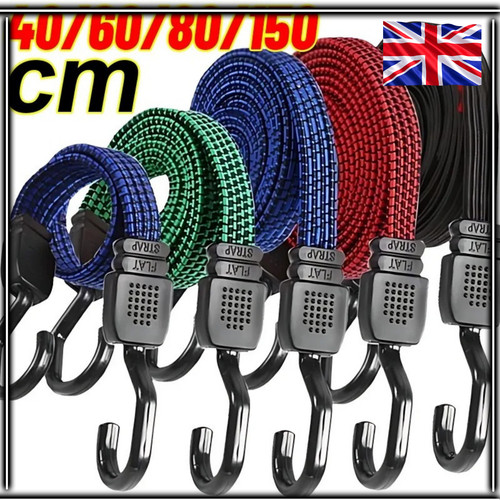 Flat bungee cords - flat,