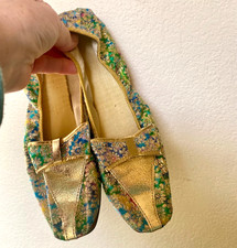 1960's Metallic Floral Brocade