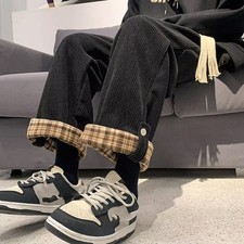 Casual Corduroy Trousers for