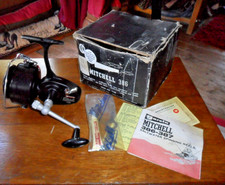 Vintage Antique Mitchell 386 Boxed Fishing Reel