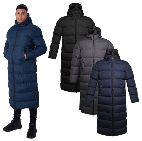 Mens long padded puffer - long,