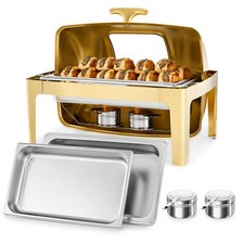 8L Gold Chafer Chafing Dish