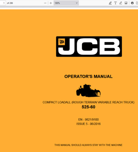 Jcb 525 compact - 525-60, loadall