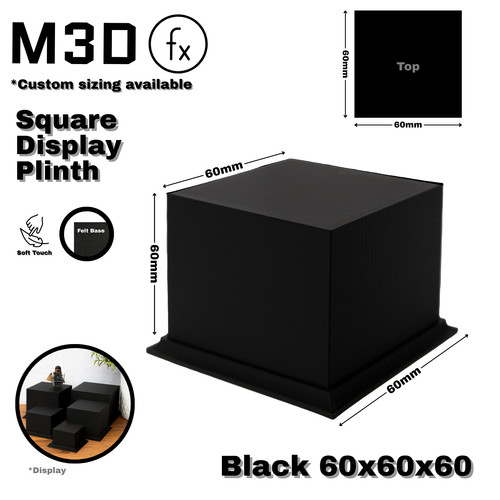 Square display plinth - square,