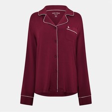 Jack Wills Womens Modal Sleep Set Long Sleeve Pyjama