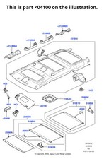 Land Rover Genuine Sun Visor Fits Discovery 3 2005-2009 Classic EDQ501191LUM