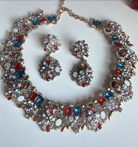 Multi color crystal statement - multi-color,
