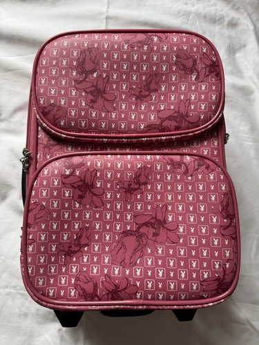 Pink playboy suitcase - playboy, vintage