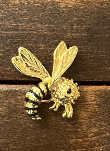 Vintage bee pin brooch antique - brooch,