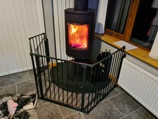 Babasafe Multifit Fire Guard - Baby / Nursery - Black Metal - Great Condition