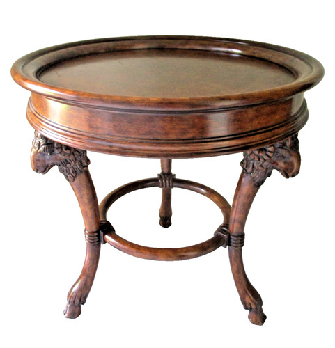 Vtg walnut side table accent - side,