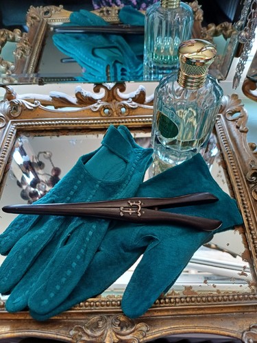 Antique edwardian ebony glove - antique,