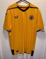 Wolverhampton Wanderers Mens Short Sleeve Home Shirt 22/23 Size UK Large BNWT