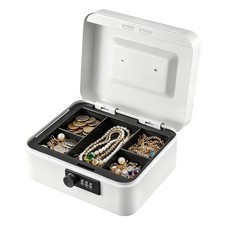 Cash Box Lockable Metal Money