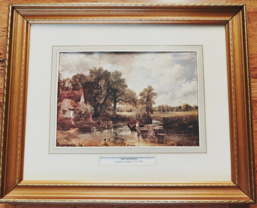 Framed print the hay - the, by