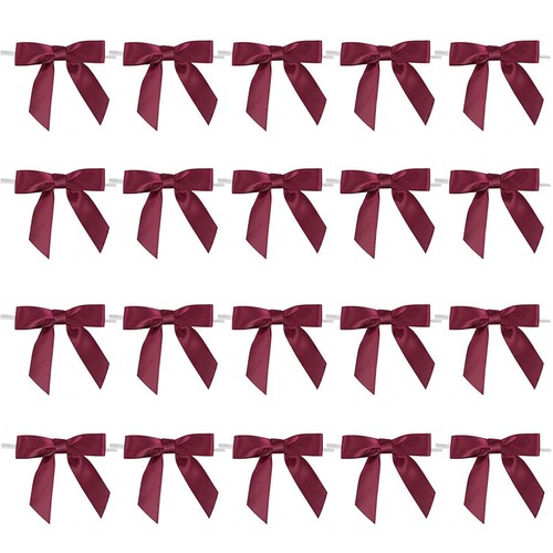 Pcs burgundy small - burgundy, ribbon
