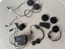 Cardo Spirit HD Single Bluetooth Intercom Set - Used on One Trip - Excellent Con