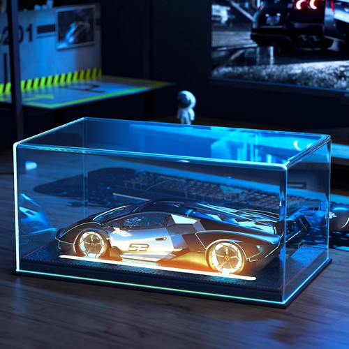 Lighted display case for - for, 1/24
