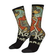 Mens "Hong Kong Phooey" 80's Retro TV Cartoon Novelty Character Socks UK 6-11