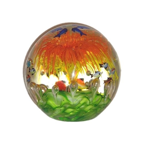 Aquarium art glass sculpture - aquarium,