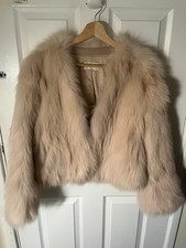 Blush Pink Genuine Fox Fur